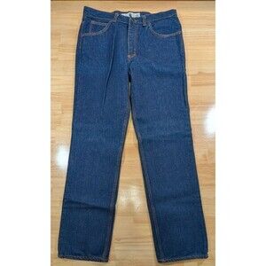 Vintage Gitano For Men Dark Wash Straight Leg Denim Jeans 34xMedium Measures 32